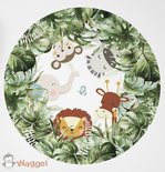Muursticker rond Kiekeboe safari