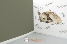 Behang dierenrijk hertje