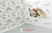Behang dierenrijk hertje