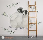 Behang dierenrijk pinquins