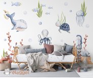 Behang diep in de zee