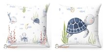 Sierkussen diep in de zee schildpad