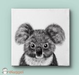 Canvas beestenboel koala