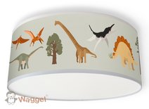 Plafondlamp dino wereldkaart