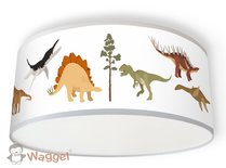 Plafondlamp dino wereldkaart