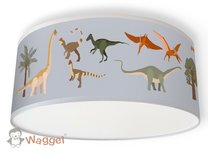 Plafondlamp dino wereldkaart