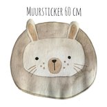 Muursticker Kijk mij nou! konijn sale