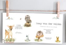 Geboortekaartje dierenrijk