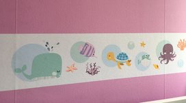 Stickerrand onderwaterwereld Stickerrand onderwaterwereld