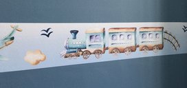 Stickerrand droomwereld trein Stickerrand droomwereld trein