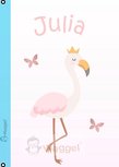 Geboortebord flamingo Geboortebord flamingo