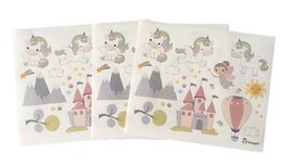 Mini muurstickers eenhoorns Mini muurstickers eenhoorns