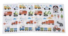Mini muurstickers stoere voertuigen Mini muurstickers stoere voertuigen