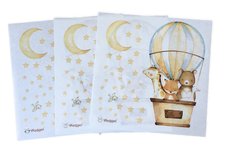 Mini muurstickers droomwereld luchtballon Mini muurstickers droomwereld luchtballon