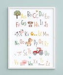ABC poster boerderijdieren ABC poster boerderijdieren