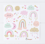 Mini muurstickers regenboog roze Mini muurstickers regenboog roze