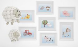 Poster set boerderijdieren Poster set boerderijdieren
