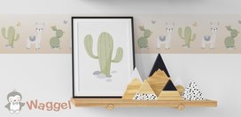 Stickerrand alpaca Stickerrand alpaca