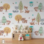 Behang bosdieren Behang bosdieren