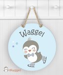 Naambordje rond Waggel en vriendjes Naambordje rond Waggel en vriendjes