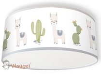 Plafondlamp alpaca's en cactussen Plafondlamp alpaca's en cactussen