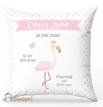 Geboortekussen flamingo Geboortekussen flamingo
