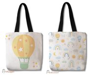 Tas regenboog blauw luchtballon Tas regenboog blauw luchtballon
