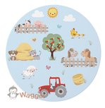Vloerzeil boerderijdieren Vloerzeil boerderijdieren