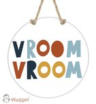 Tekstbordje rond VroomVroom Tekstbordje rond VroomVroom