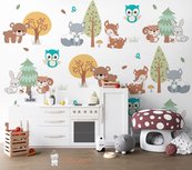 Behang bosdieren Behang bosdieren