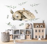 Behang dierenrijk hertje Behang dierenrijk hertje