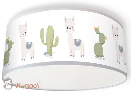 Plafondlamp alpaca's en cactussen sale Plafondlamp alpaca's en cactussen sale