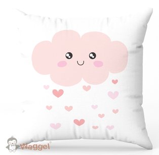 Sierkussen roze wolk Sierkussen roze wolk