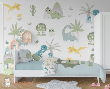 Behang dino´s Behang dino´s