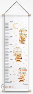 Groeimeter droomwereld luchtballon Groeimeter droomwereld luchtballon