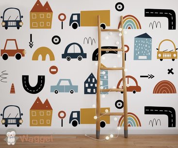 Behang auto's Behang auto's