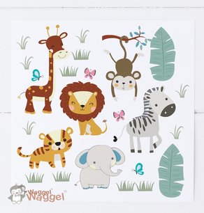 Muursticker vel safari sale Muursticker vel safari sale