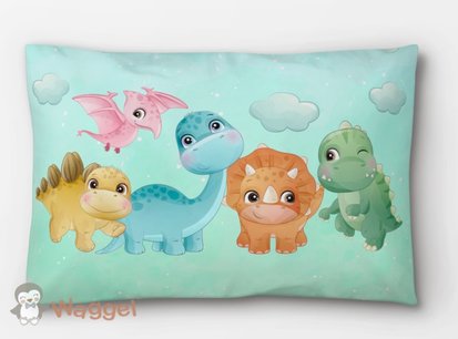 Sierkussen dino avontuur 50x30 cm Sierkussen dino avontuur 50x30 cm