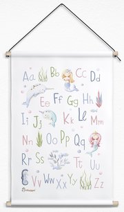 ABC poster onderwaterwereld zeemeerminnen ABC poster onderwaterwereld zeemeerminnen