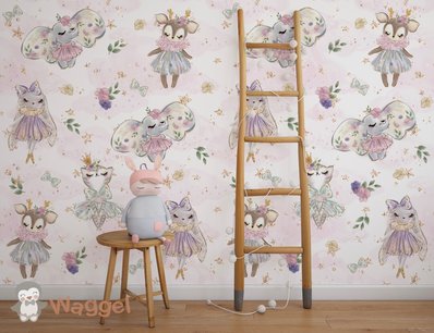 Behang sample fairytale lovely friends Behang sample fairytale lovely friends