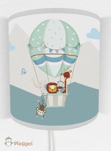 Wandlamp safari luchtballon Wandlamp safari luchtballon