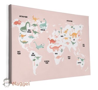 Canvasdoek dinowereld Canvasdoek dinowereld