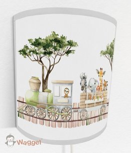 Wandlamp jungle trein Wandlamp jungle trein