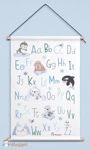 ABC poster Waggel en vriendjes ABC poster Waggel en vriendjes