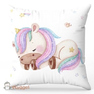 Sierkussen unicorn liggend Sierkussen unicorn liggend