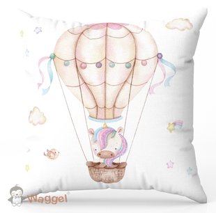 Sierkussen unicorn luchtballon Sierkussen unicorn luchtballon
