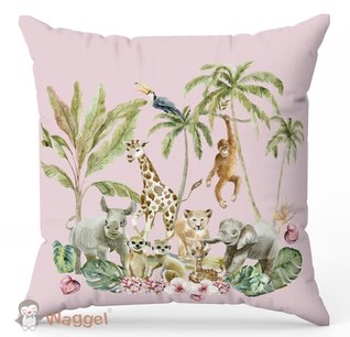 Sierkussen tropicial roze Sierkussen tropicial roze