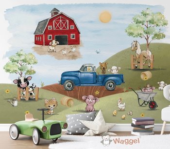 Behang boerderijdieren Behang boerderijdieren
