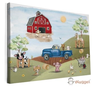Canvasdoek boerderijdieren Canvasdoek boerderijdieren