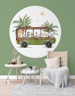 Muurcirkel jungle bus Muurcirkel jungle bus